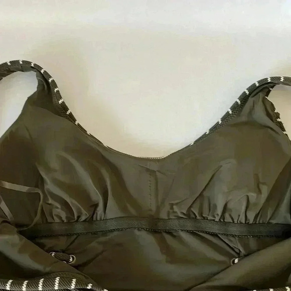 NEW RED CARTER LACED OLIVE STRIPED ONE PIECE SWIMSUIT SIZE 8/M - Picture 10 of 10